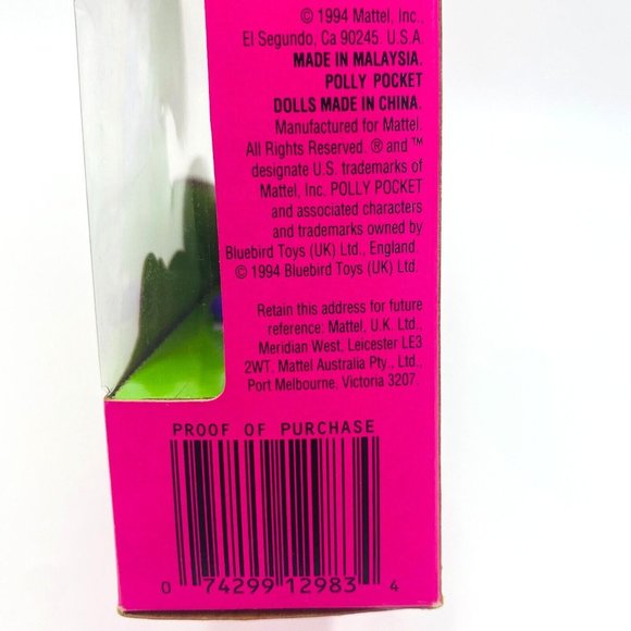 Polly Pocket Vintage 1994 RARE Whitney Barbie Doll Mattel #12983 NIB with doll - Picture 7 of 11